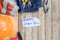 Labor Day is a federal holiday of United States America Royalty Free Stock Photo