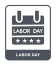 labor day icon in trendy design style. labor day icon isolated on white background. labor day vector icon simple and modern flat Royalty Free Stock Photo