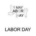 Labor Day Isolated Vector icon which can easily modify or edit Royalty Free Stock Photo