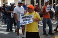 Jobs, America Needs Good Jobs Sign, Labor Day Parade And March, NYC, NY, USA