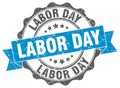 labor day seal. stamp