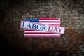 Labor day sign