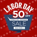 Labor Day Super Sale Sign