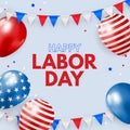 Labor day USA Background. Can Be Used as Banner or Poster. Vector Illustration Royalty Free Stock Photo
