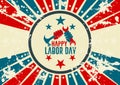 Labor day vintage design