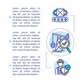 Labor rights protection concept icon with text Royalty Free Stock Photo