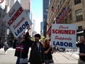 Labor Unions, Labor Day Parade, US Senator Chuck Schumer, American Politics, NYC, NY, USA