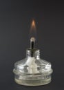 Laboratory burner and small flame