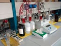 Laboratory for chemical analysis Royalty Free Stock Photo