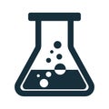 Laboratory chemical beaker icon Royalty Free Stock Photo