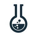 Laboratory chemical beaker icon