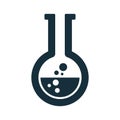Laboratory chemical beaker icon Royalty Free Stock Photo