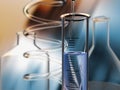 Laboratory chemical tools Royalty Free Stock Photo