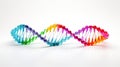 laboratory dna white background Royalty Free Stock Photo