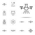 laboratory drone icon. Drones icons universal set for web and mobile