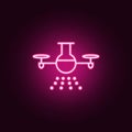 laboratory drone icon. Elements of Drones in neon style icons. Simple icon for websites, web design, mobile app, info graphics