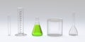 Science chemistry and research concept. 3D Rendering. Royalty Free Stock Photo