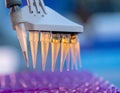 Laboratory Equipment with Heated Needles for Scientific Testing Royalty Free Stock Photo