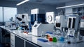 Laboratory Equipment Scientific Research, Lab, Microscope, Analysis Royalty Free Stock Photo