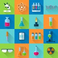 Laboratory equipment set Royalty Free Stock Photo