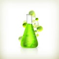 Laboratory flask Royalty Free Stock Photo