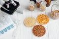 Laboratory for food analysis cereals test no one