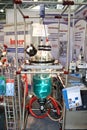 Laboratory glass chemical reactor Tirit Royalty Free Stock Photo