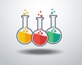 Laboratory Glass Icon Royalty Free Stock Photo