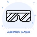 Laboratory glasses line style