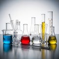 Typical chemistry lab highlighting precision and experimentation Royalty Free Stock Photo