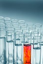 Laboratory glassware in the laboratory Royalty Free Stock Photo