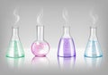 Laboratory Glassware Realistic Set