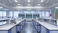 Laboratory interior. spacious laboratory.