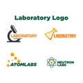 Laboratory Logo Template Royalty Free Stock Photo