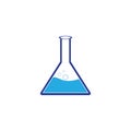 Laboratory logo template Royalty Free Stock Photo