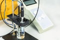 Laboratory measuring equipment Royalty Free Stock Photo