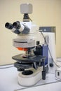 Laboratory Microscope isolated. Scientific and healthcare research Royalty Free Stock Photo