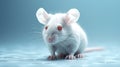 Laboratory mouse genetically modified for neurodegenerative disease research.AI Generated