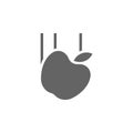 laboratory, newton apple icon. Element of laboratory icon. Premium quality graphic design icon. Signs and symbols collection icon