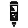 Laboratory ph meter icon simple vector. Soil measure kit