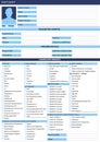 Laboratory requisition form with empty space, illustration