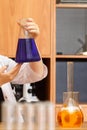 Laboratory research in a chemical laboratory Royalty Free Stock Photo