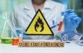 Laboratory Risk Managing Oxidizing Agents Along with Important Safety Precautions for Everyone Royalty Free Stock Photo