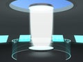 Laboratory teleportation portal