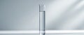 Laboratory Test Tube Filled with Pure Water. Royalty Free Stock Photo