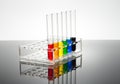 Laboratory test tubes Royalty Free Stock Photo