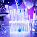 Laboratory tubes Royalty Free Stock Photo