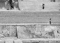 Laborers, moving rocks, Rishikesh, India