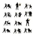 12 labors of hercules Royalty Free Stock Photo