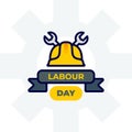 illustration of labour day celebration